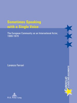 cover image of Sometimes Speaking with a Single Voice